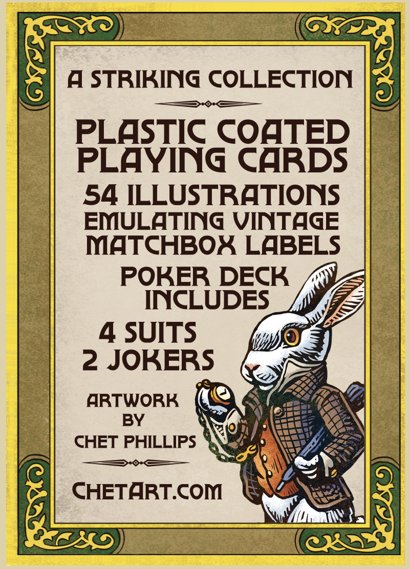 Matchbox Label Art Playing Cards