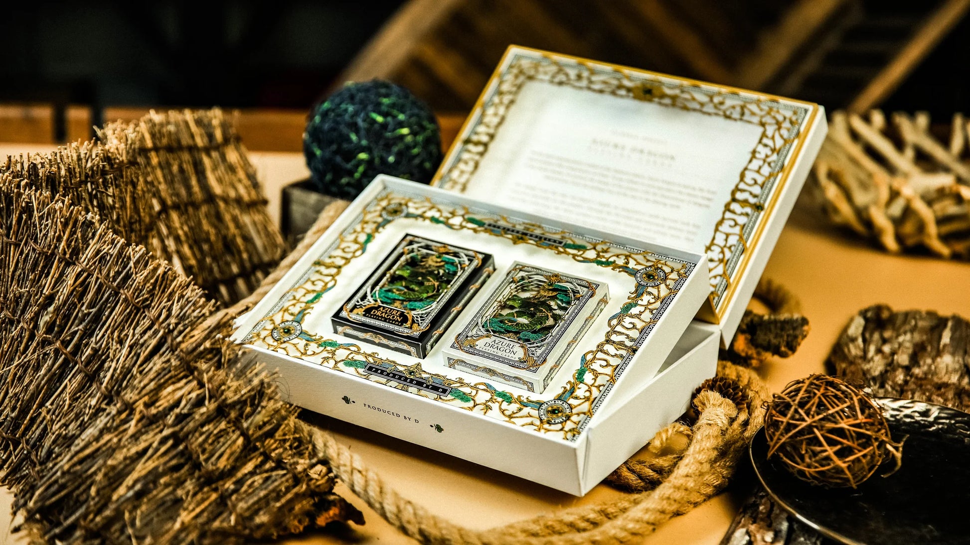 Azure Dragon Playing Cards Playing Cards by Ark Playing Cards