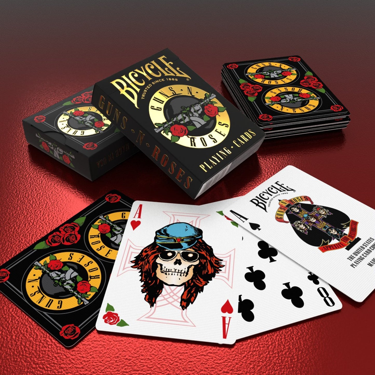 Bicycle Guns & Roses Playing Cards