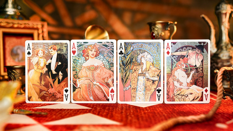 Mucha Playing Cards by 52 MUSÉE
