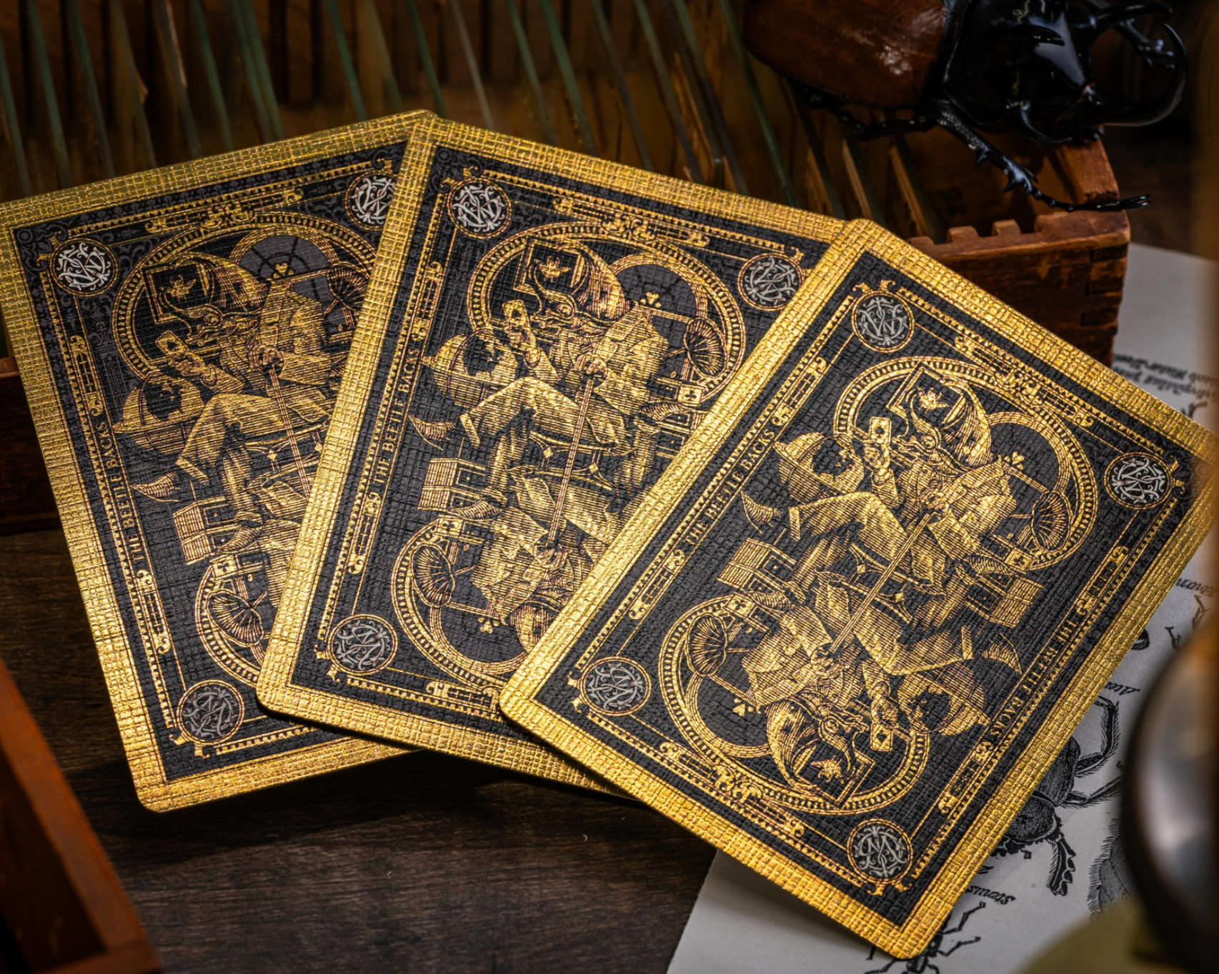 Beetle Backs Prestige Edition Playing Cards by the gentleman wake