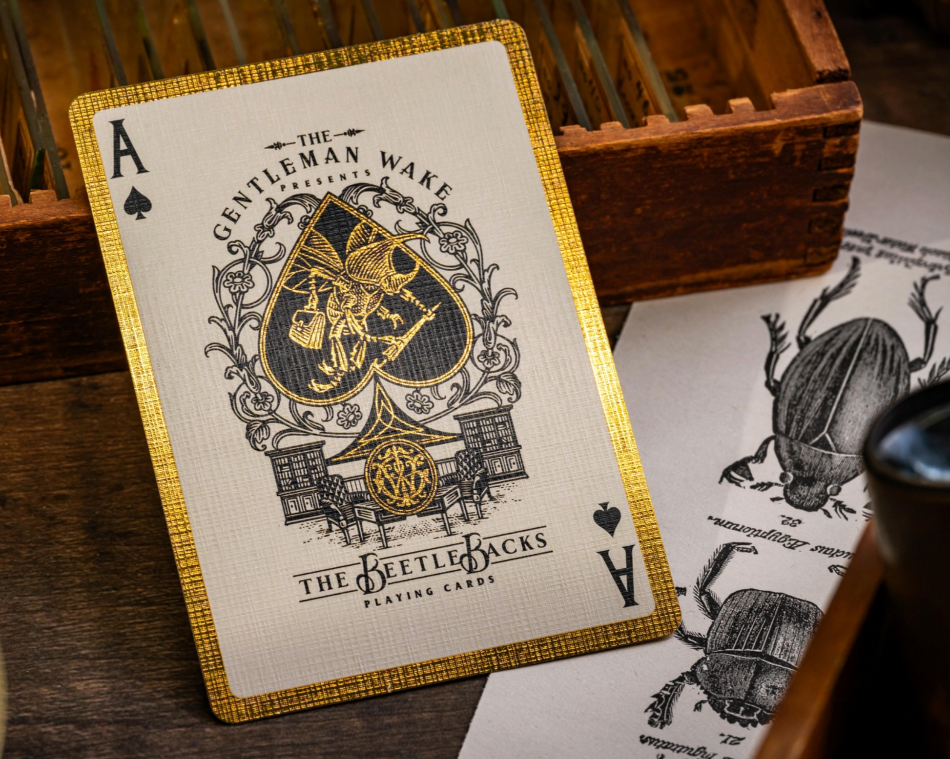 Beetle Backs Prestige Edition Playing Cards by the gentleman wake