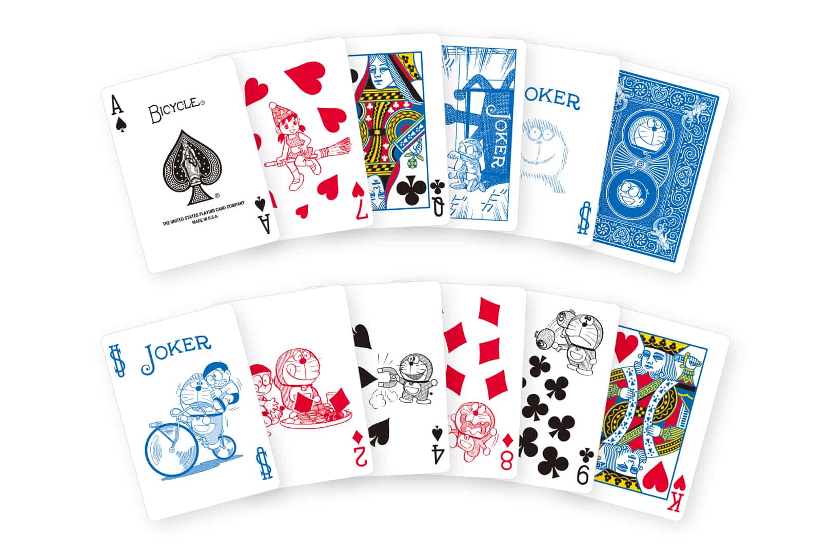 未開封 BICYCLE ドラえもん playing cards Bicycle Doraemon Playing Cards – Rare Playing Cards