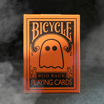 Orange Bicycle Boo Back Playing Cards Playing Cards by Bicycle Playing Cards