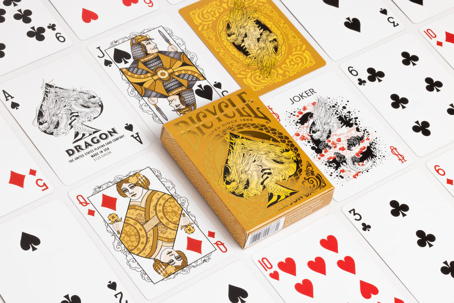 Bicycle Gold Dragon Playing Cards