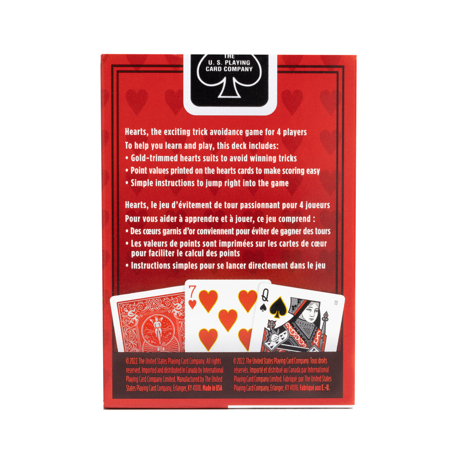Hearts Playing Card Game Playing Cards by Bicycle Playing Cards