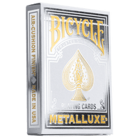 Bicycle Metalluxe Silver Playing Cards – Rare Playing Cards
