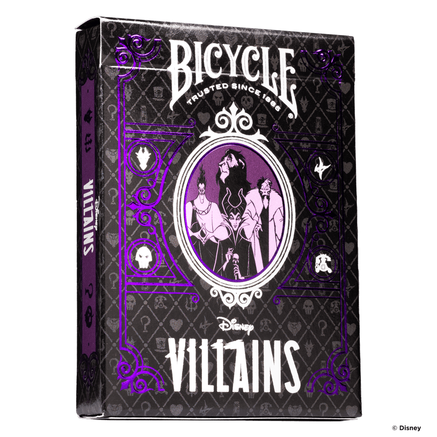 Bicycle Disney Villains by US Playing Card Co - Purple Playing Cards by Bicycle Playing Cards