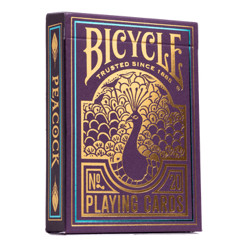 Bicycle Purple Peacock Playing Cards Playing Cards by RarePlayingCards.com