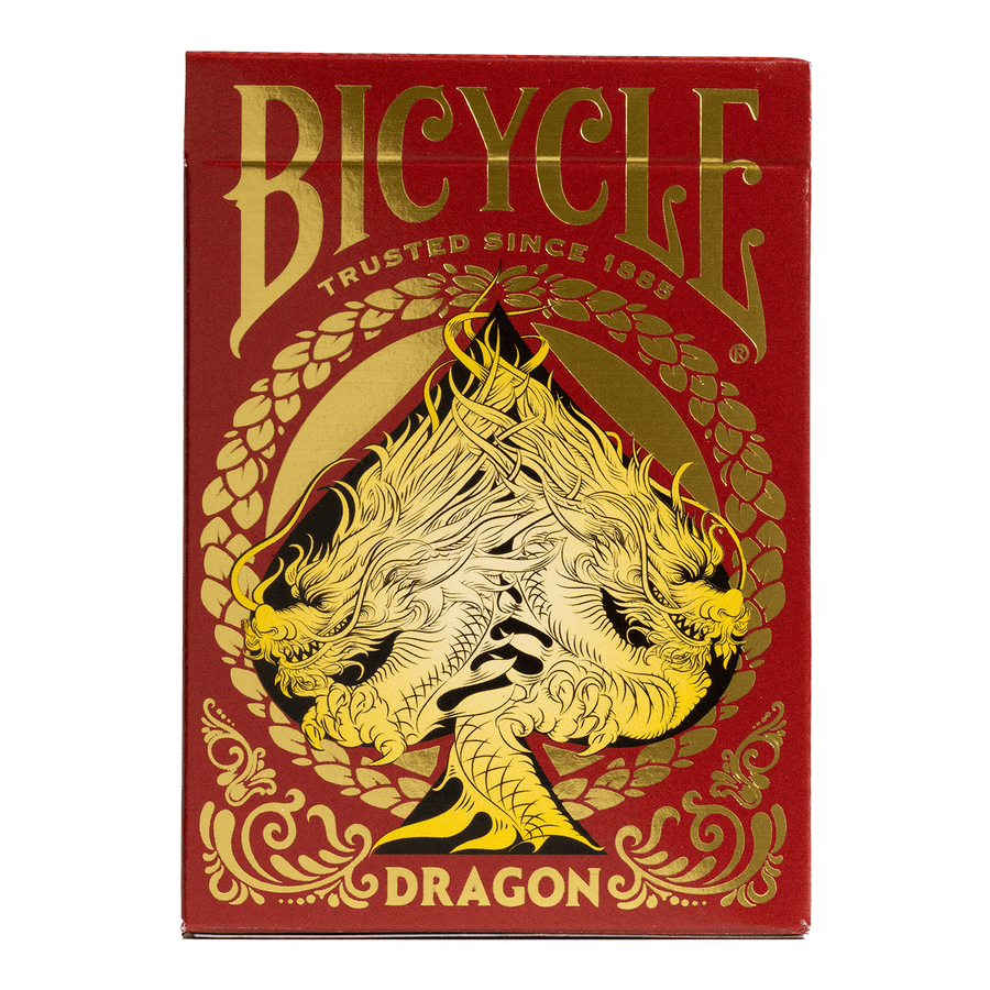 Bicycle Red Dragon Playing Cards