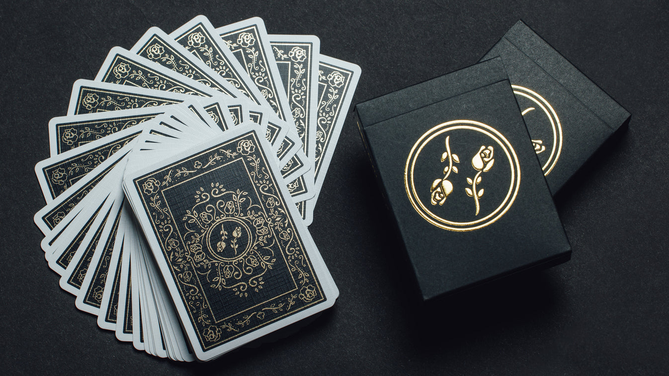 Black Roses 10 Year Anniversary Playing Cards by Daniel Schneider ...