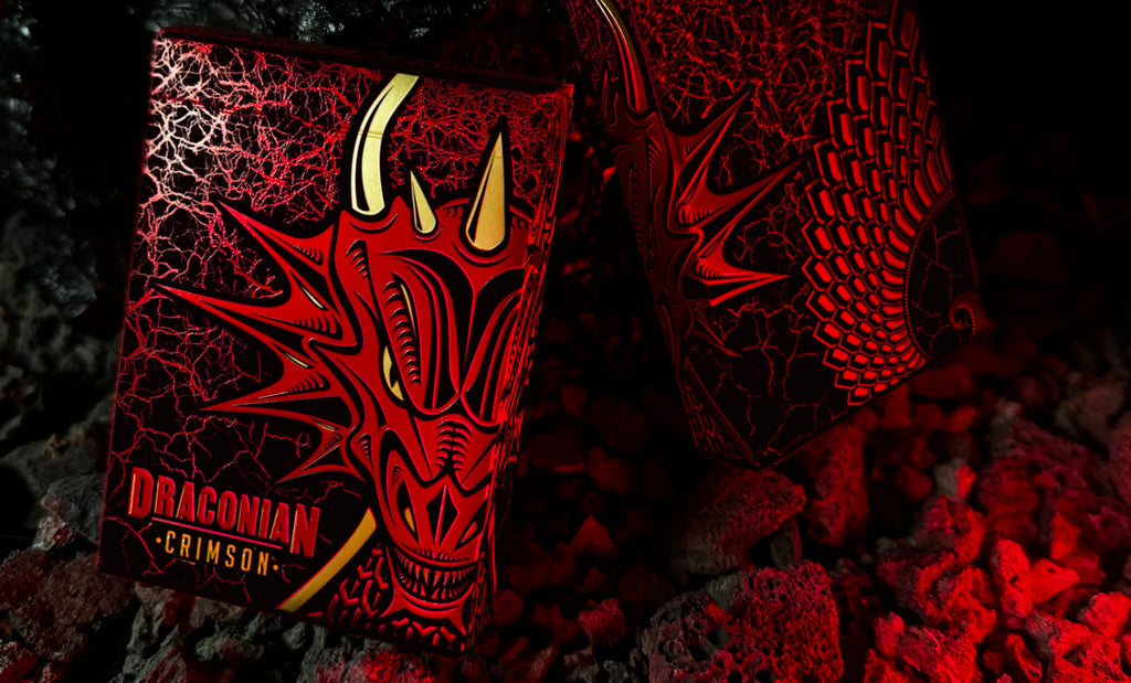 Draconian Crimson Playing Cards