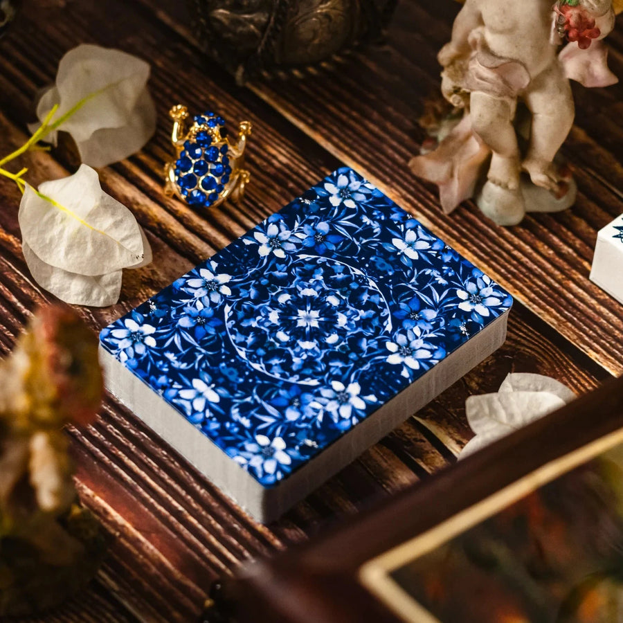 Bloom Sapphire Playing Cards Emily Sleights are the best deck of cards for cardistry 