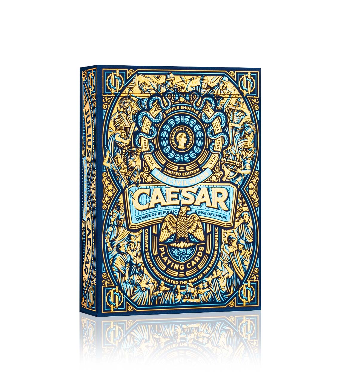 CAESAR PLAYING CARDS - Blue Playing Cards by Riffle Shuffle Playing Card Company