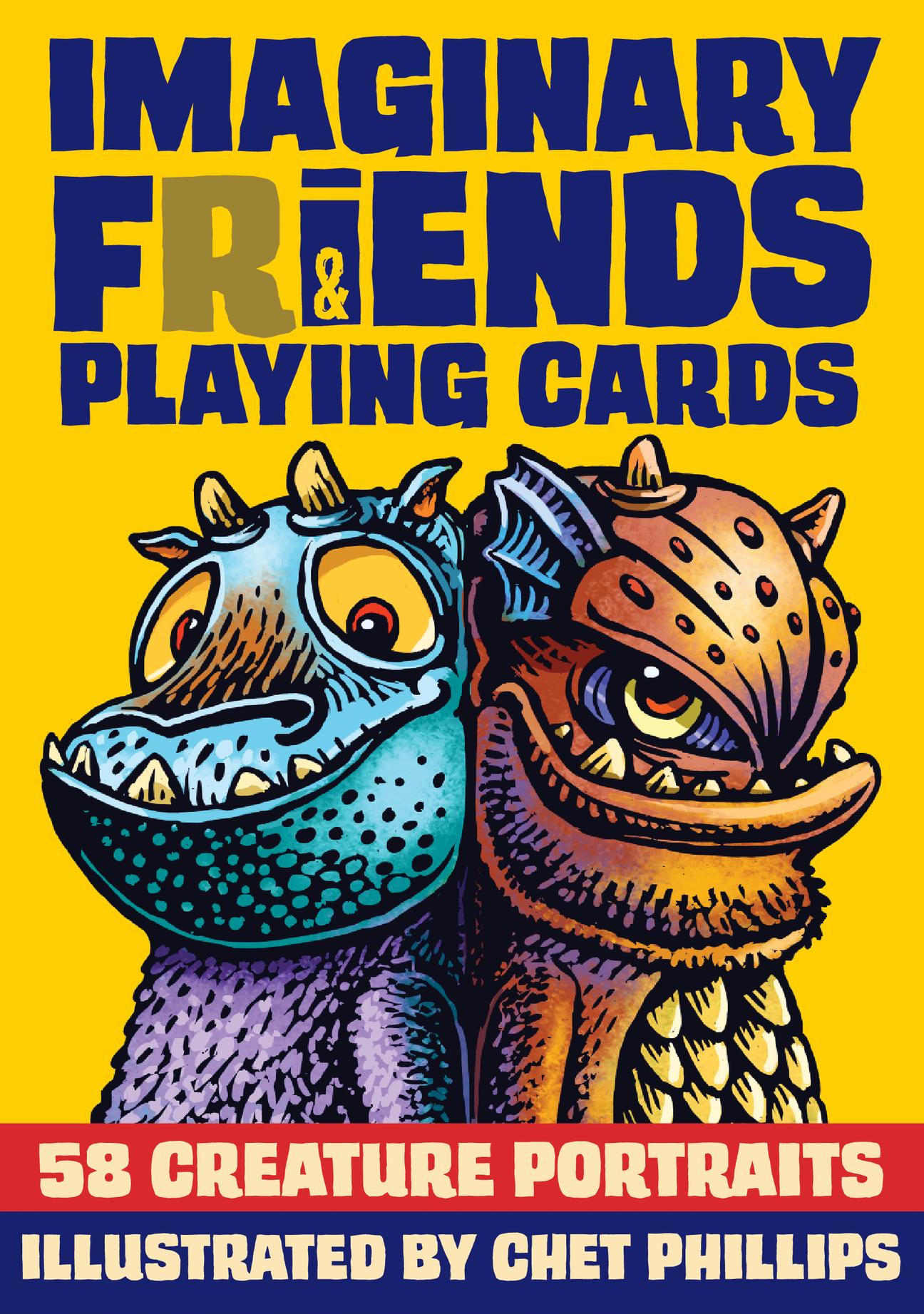 Imaginary Friends and Fiends Playing Cards Playing Cards by ChetArt