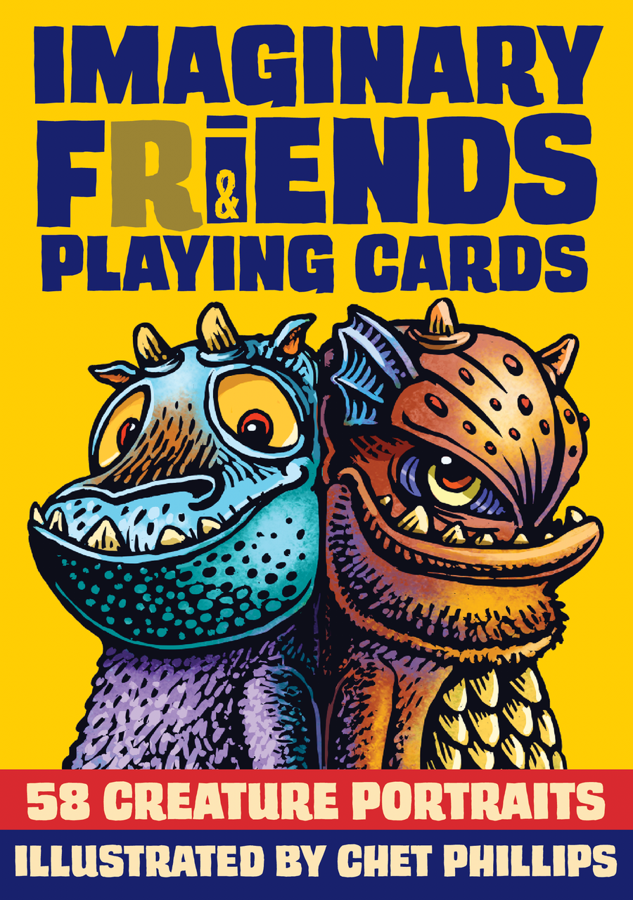 Imaginary Friends and Fiends Playing Cards Playing Cards by ChetArt