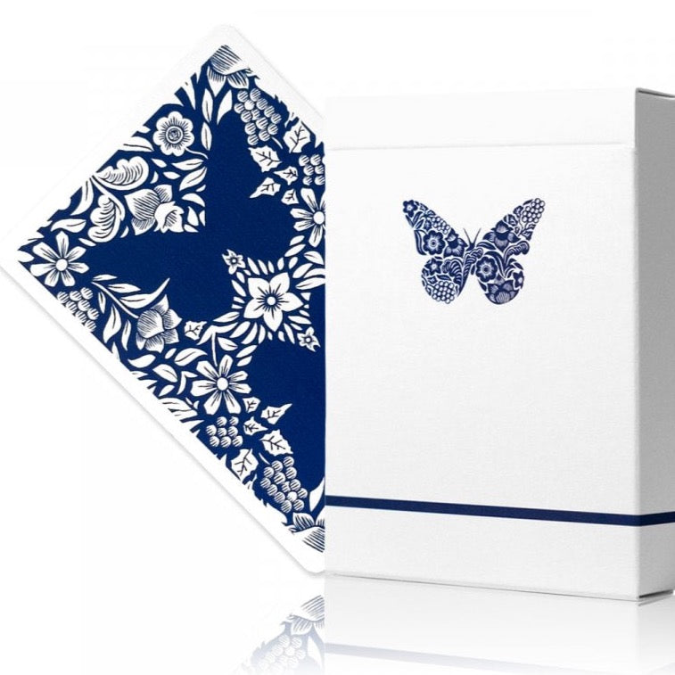 Blue Workers Edition Butterfly Playing Cards Playing Cards by Butterfly Playing Cards