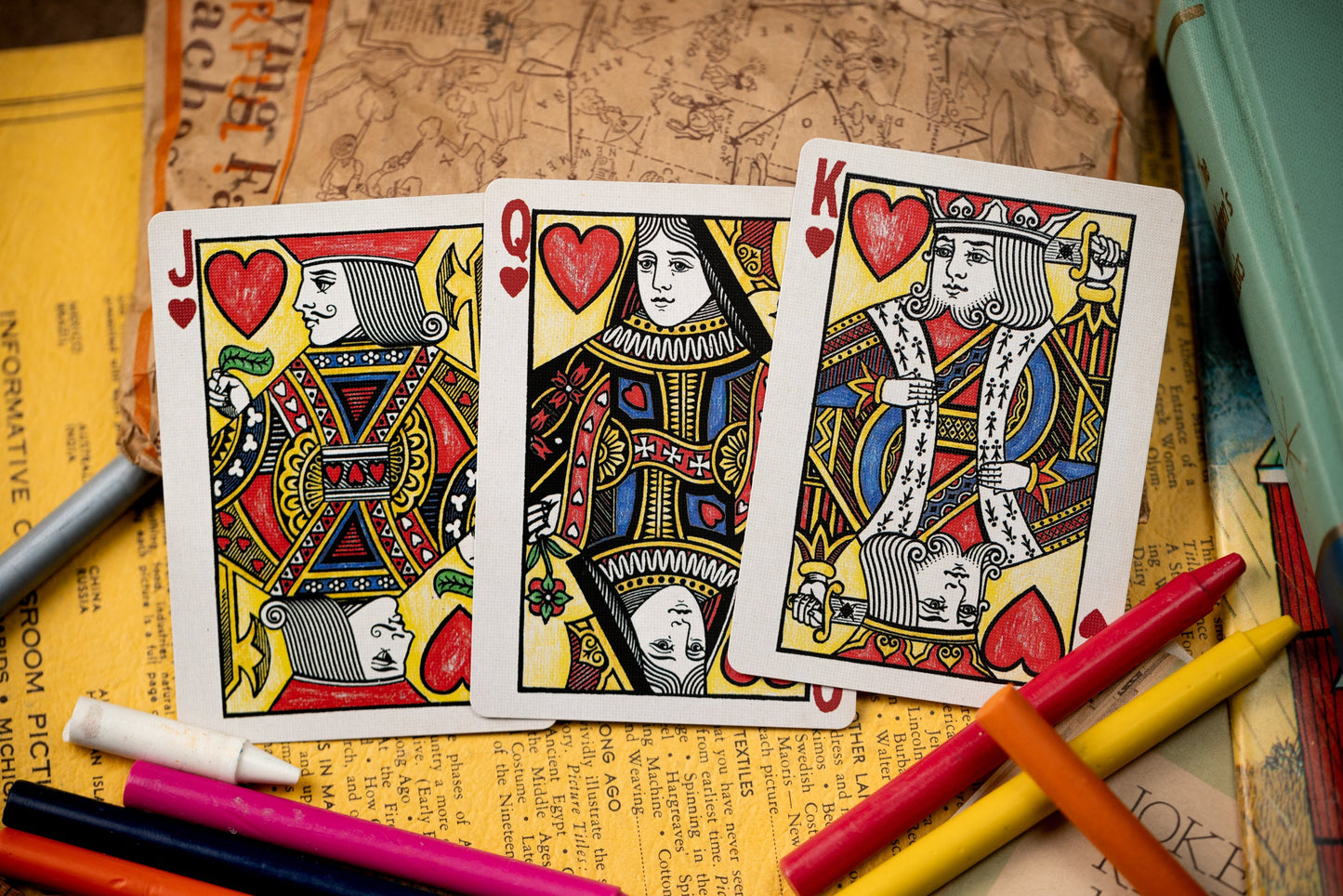 Crayon Playing Cards by Kings Wild Project Playing Cards by Kings Wild Project