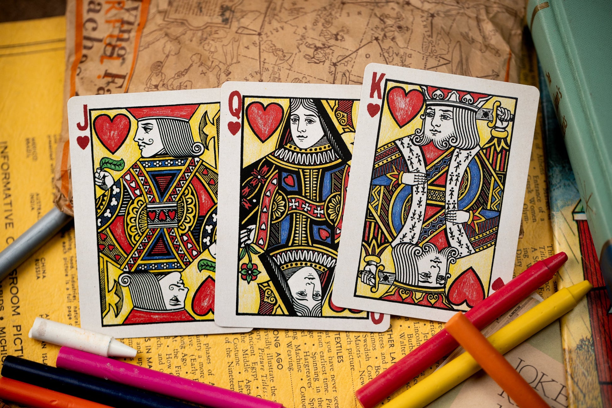 Crayon Playing Cards by Kings Wild Project Playing Cards by Kings Wild Project