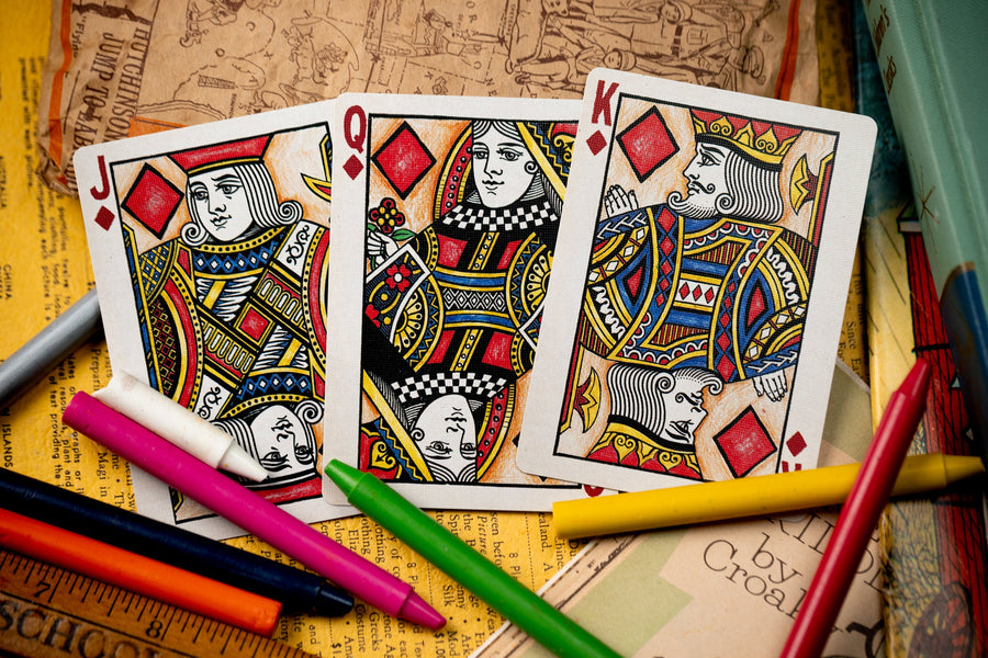 Crayon Playing Cards by Kings Wild Project Playing Cards by Kings Wild Project