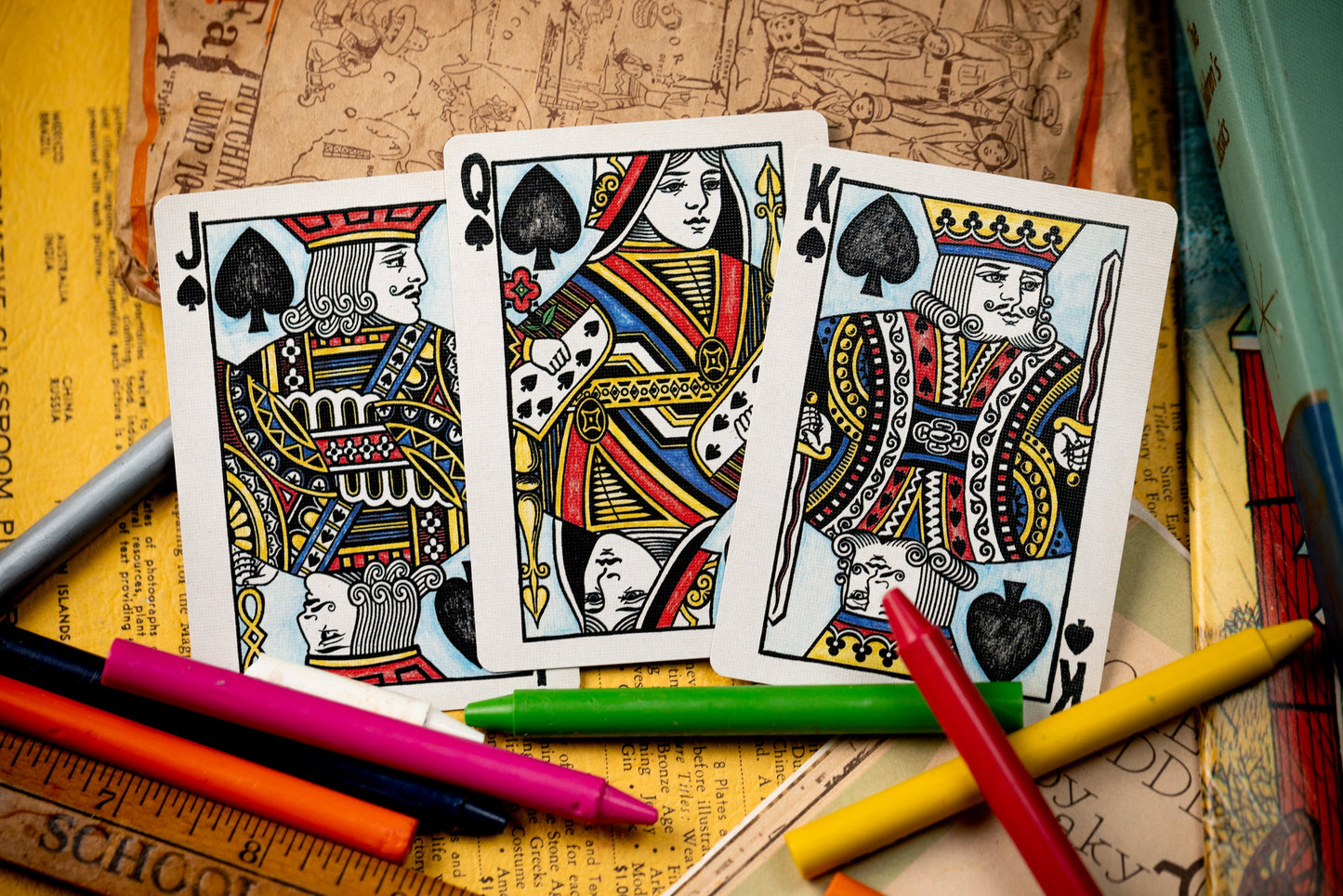 Crayon Playing Cards by Kings Wild Project Playing Cards by Kings Wild Project