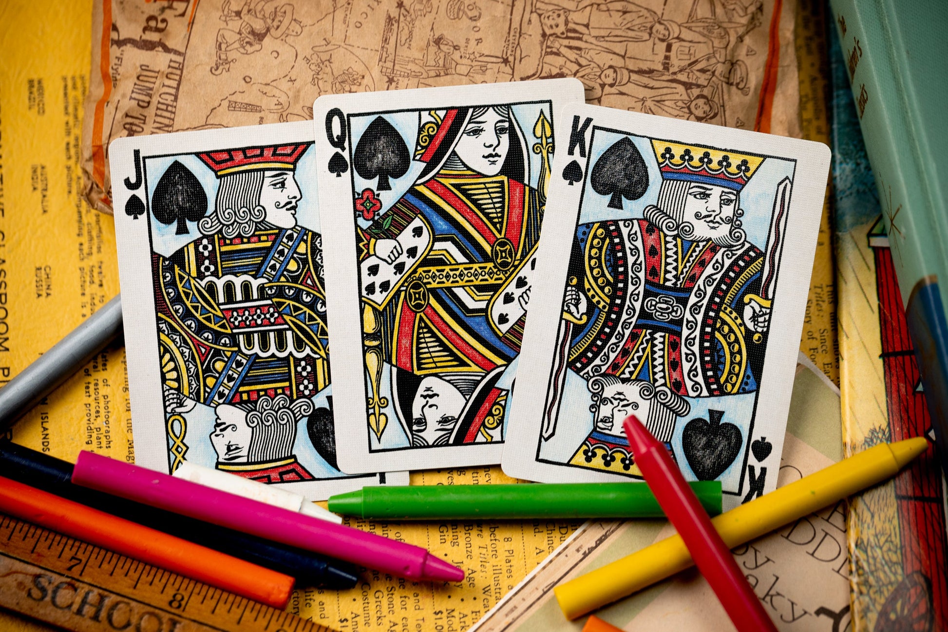 Crayon Playing Cards by Kings Wild Project Playing Cards by Kings Wild Project