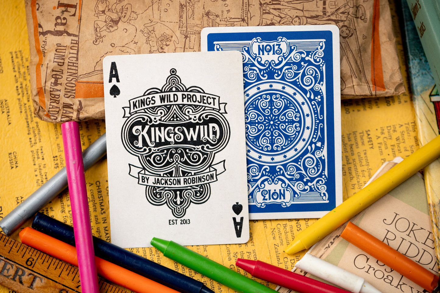 Crayon Playing Cards by Kings Wild Project Playing Cards by Kings Wild Project