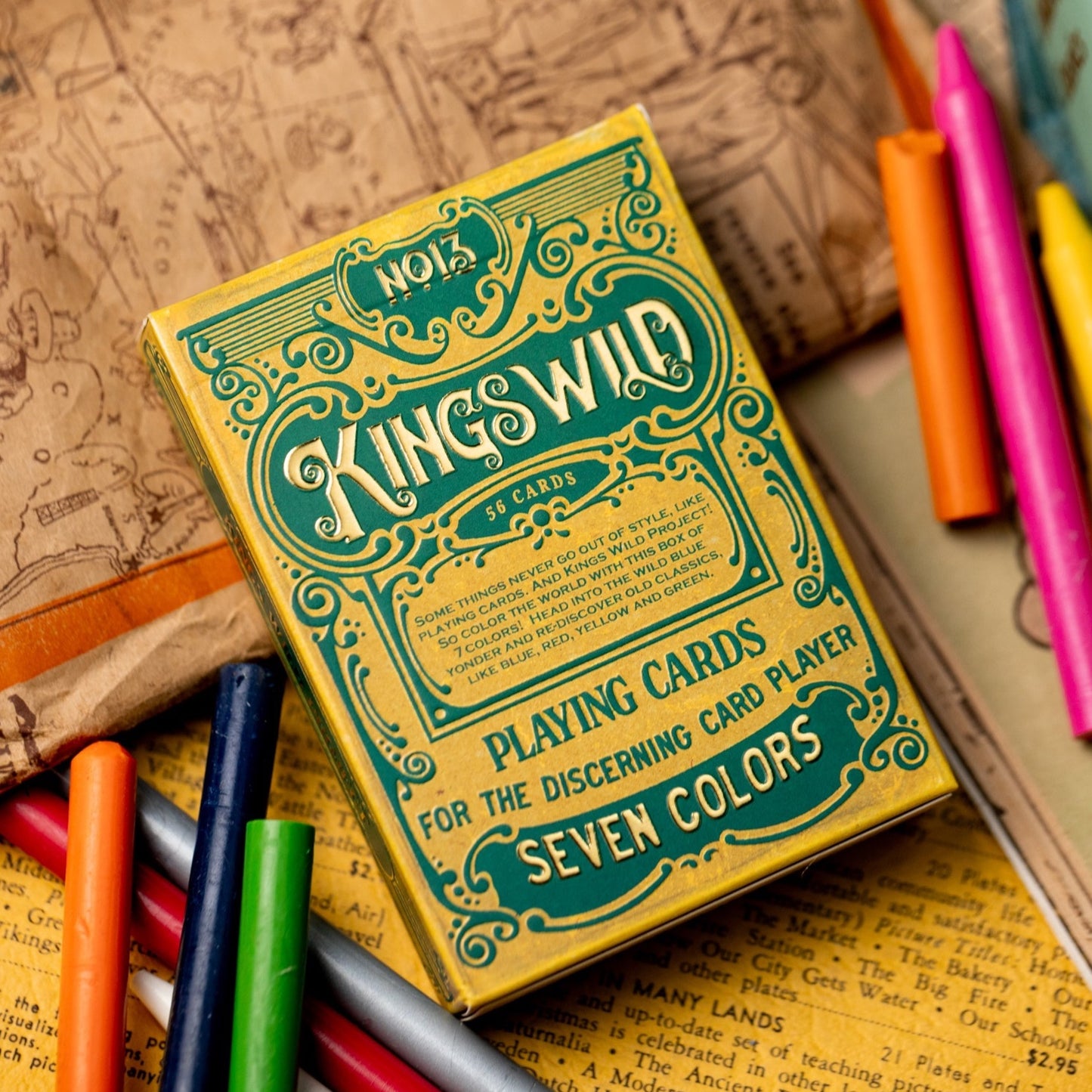 Crayon Playing Cards by Kings Wild Project Playing Cards by Kings Wild Project