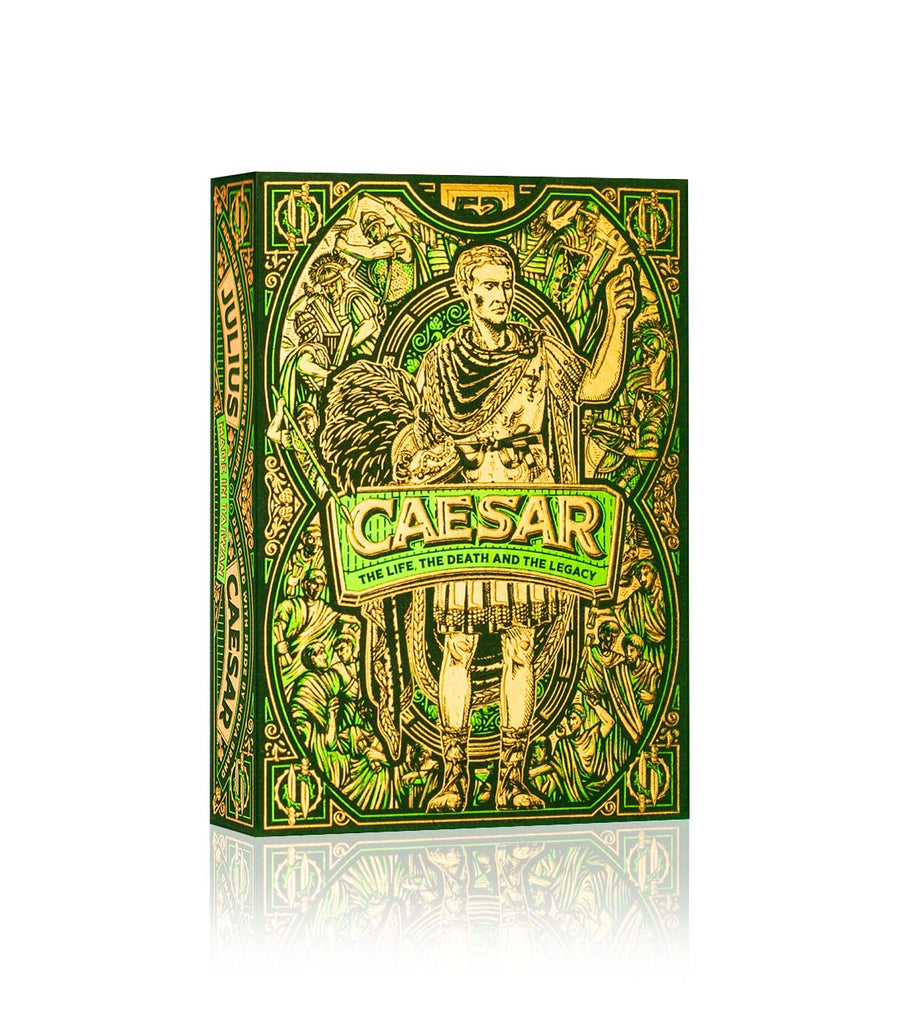 Caesar Playing Cards - Green Edition Playing Cards by Riffle Shuffle Playing Card Company