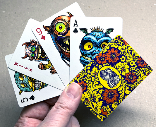 Imaginary Friends and Fiends Playing Cards Playing Cards by ChetArt