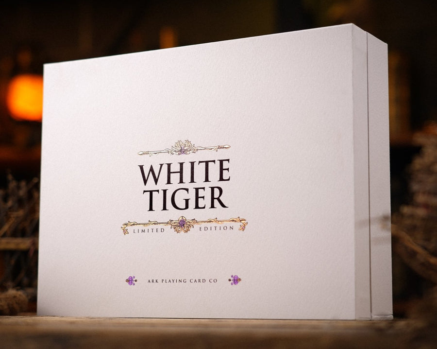 White Tiger Playing Cards Playing Cards by Ark Playing Cards