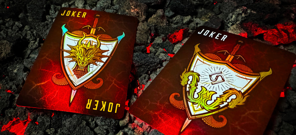 Draconian Crimson Playing Cards