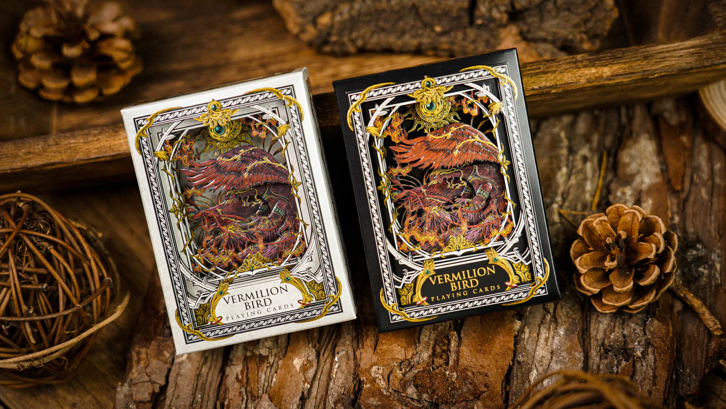 Vermilion Bird Playing Cards Playing Cards by Ark Playing Cards