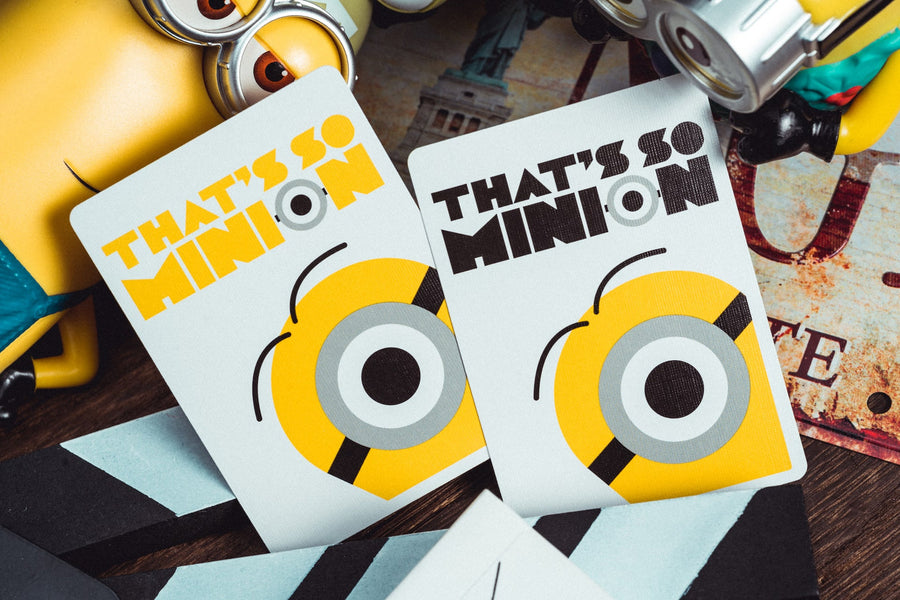 Minions Robux Card Minions Playing Cards by Universal Studios and Riffle Shuffle – Rare ...