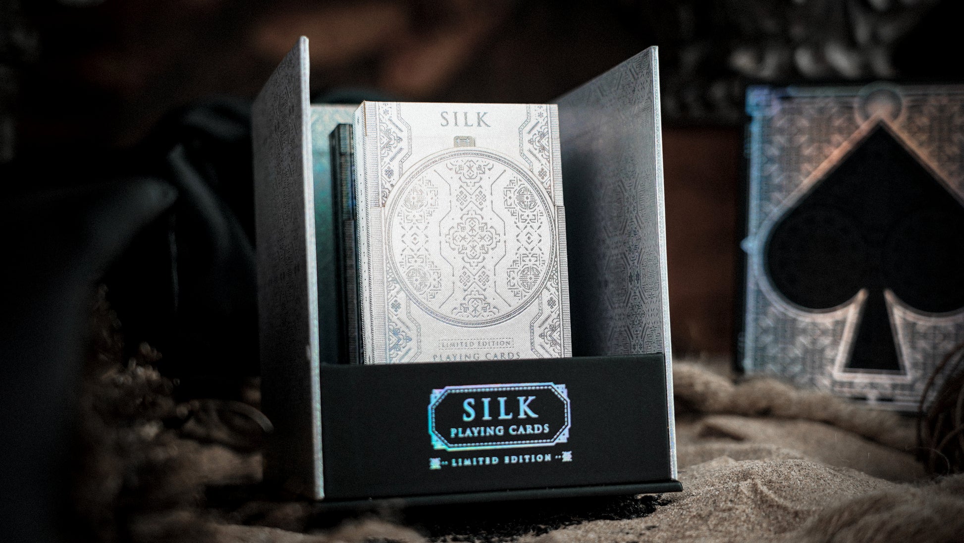 The Silk Black Boxset Ark Playing Cards Playing Cards by Ark Playing Cards