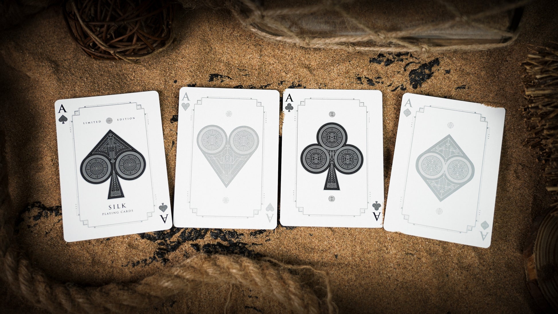 The Silk Black Boxset Ark Playing Cards Playing Cards by Ark Playing Cards