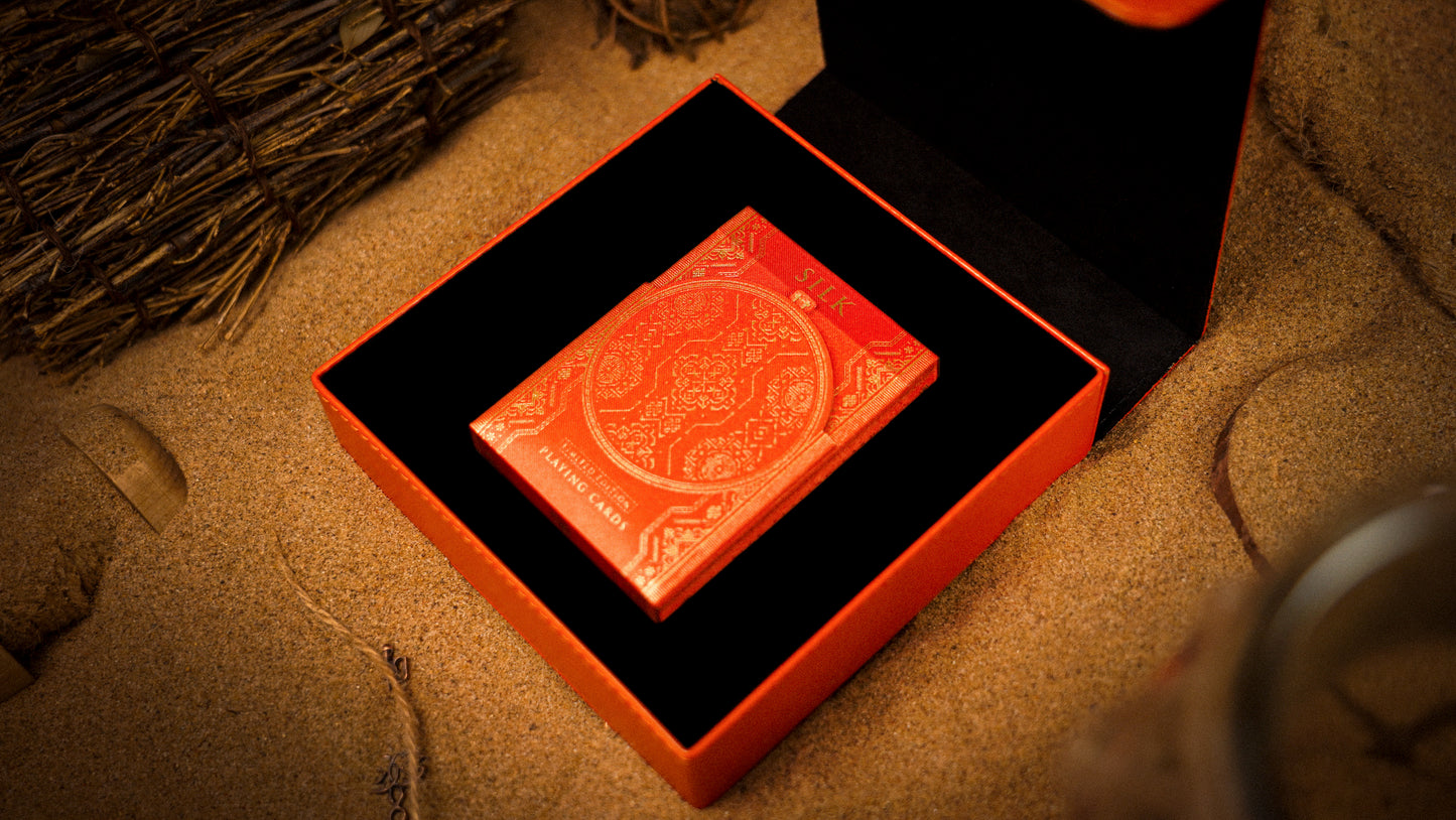 Silk Luxury Leather Boxset Playing Cards by Ark Playing Cards