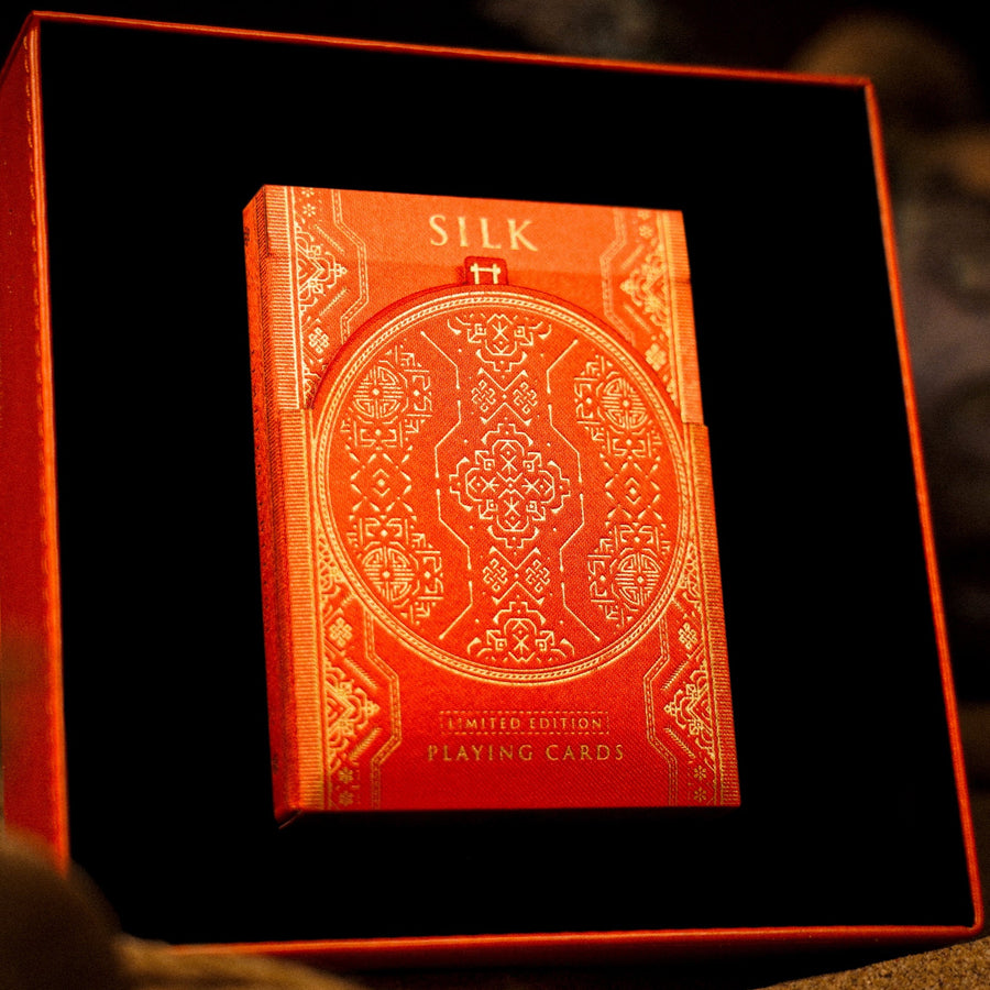 Silk Luxury Leather Boxset Playing Cards by Ark Playing Cards