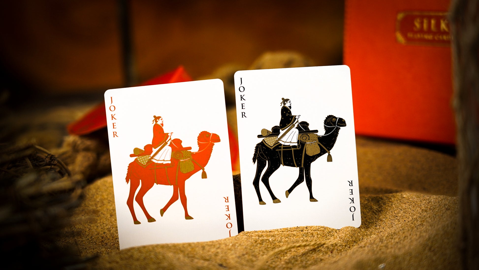 Silk Luxury Leather Boxset Playing Cards by Ark Playing Cards