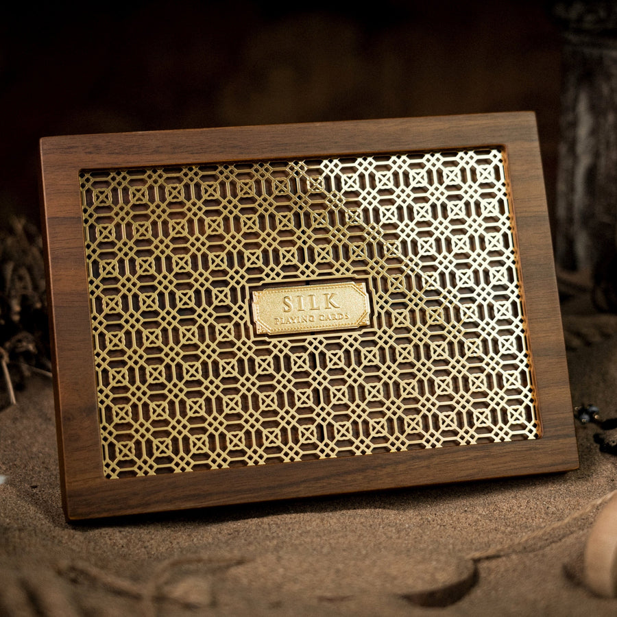 The Silk Wooden Boxset by Ark Playing Cards Playing Cards by Ark Playing Cards