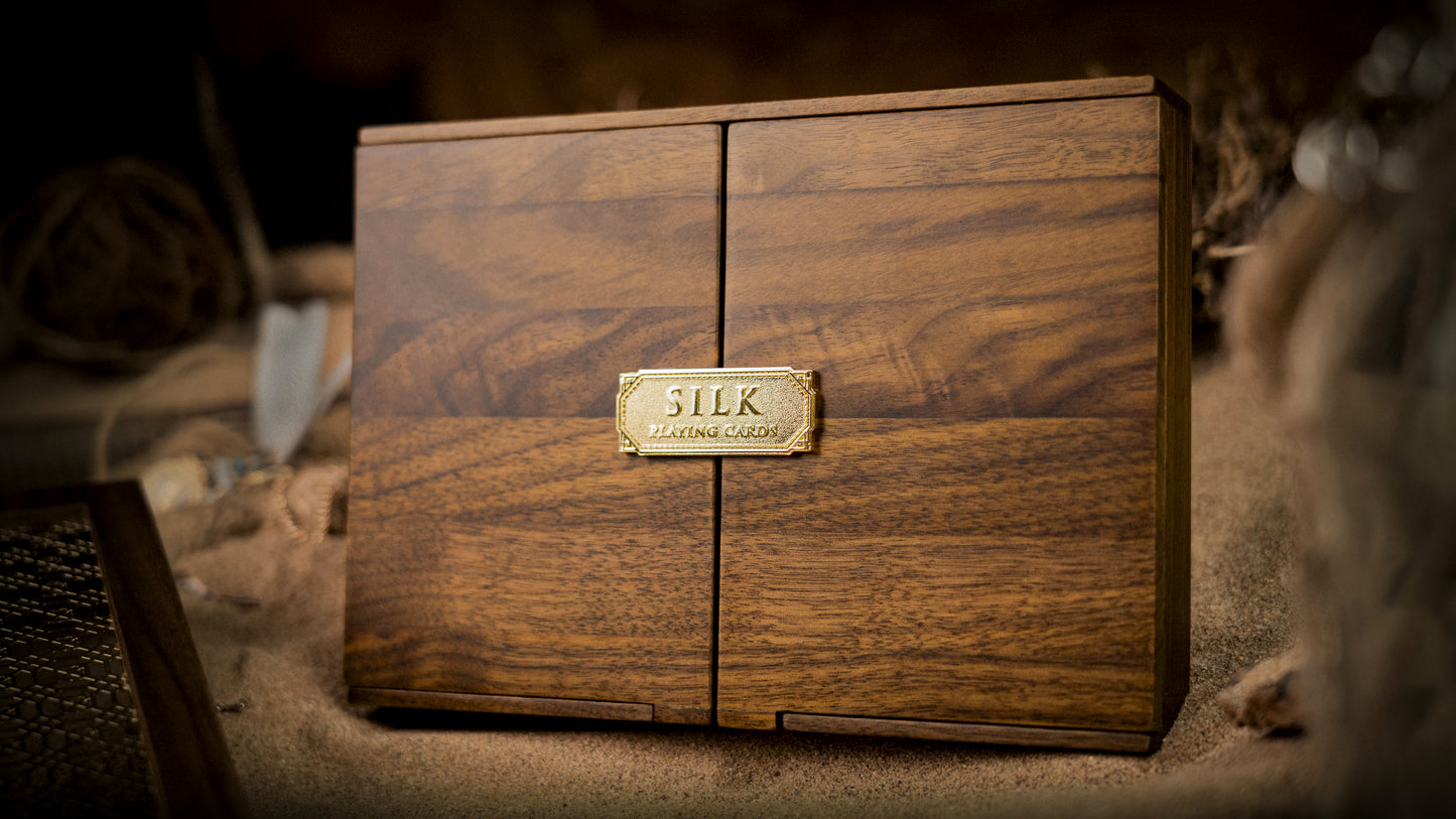 The Silk Wooden Boxset by Ark Playing Cards Playing Cards by Ark Playing Cards