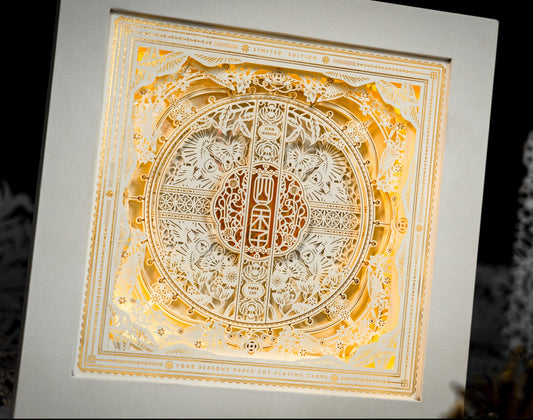 The Four Seasons White Boxset Playing Cards by Ark Playing Cards