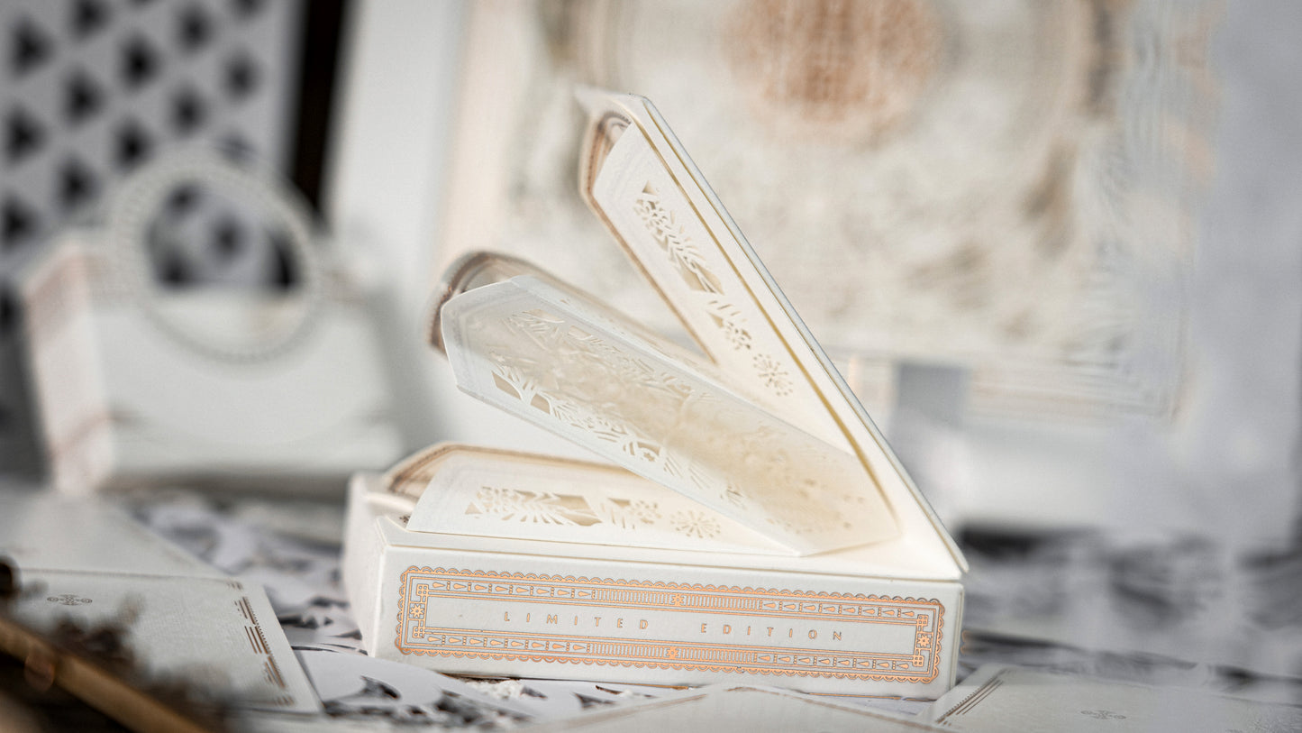 The Four Seasons White Boxset Playing Cards by Ark Playing Cards