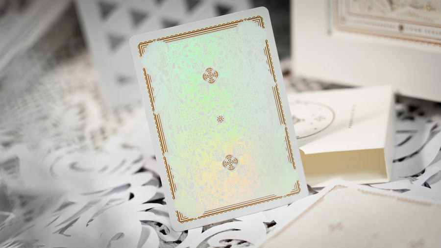 The Four Seasons White Boxset Playing Cards by Ark Playing Cards