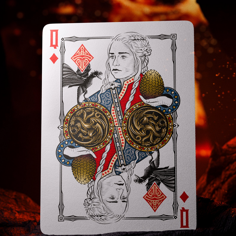 Daenerys Targaryen Mother of Dragons Playing Cards