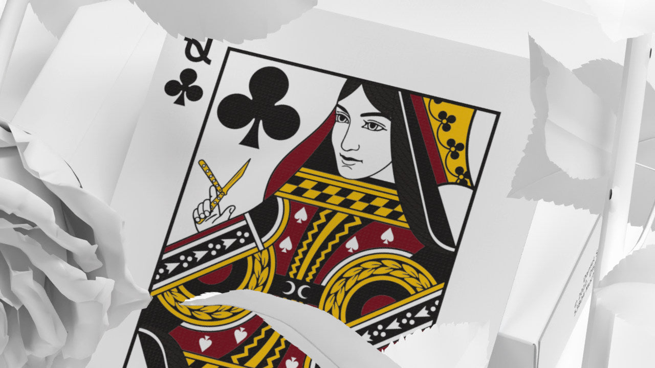 Daniel Schneider White Edition Playing Cards Playing Cards by Daniel Schneider
