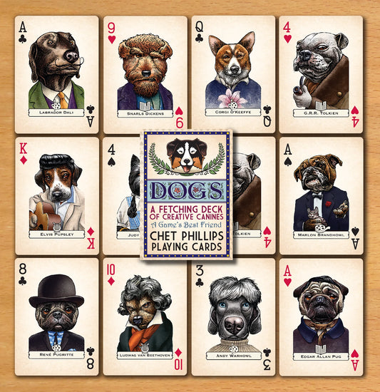 Dogs Playing Cards