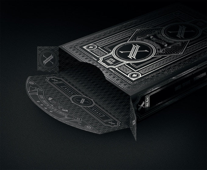 Double Black (Unbranded) Classic Edition Playing Cards by Blackout Brother