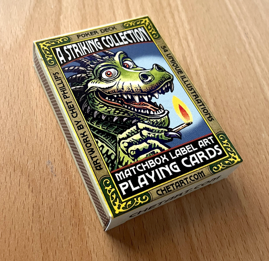Matchbox Label Art Playing Cards