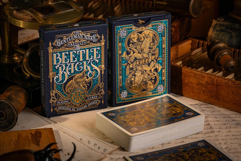 The Beetle Backs Cobalt Edition Playing Cards